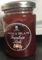Mängden socker i Confiture framboise litchi