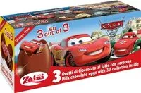 Mängden socker i Œuf Chocolat au Lait Surprise Cars