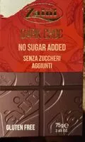 Mängden socker i Cioccolato fondente senza succhero