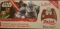 Mängden socker i Star Wars Pack 3 Oeufs Sur.