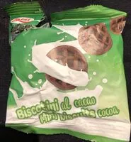 Mängden socker i Biscottini el cacao