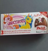 Mängden socker i Chocolate eggs Unicorns