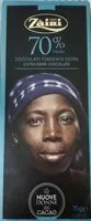 Mängden socker i Cioccolato Fondente Extra 70%