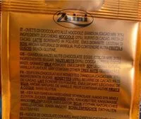 Mängden socker i ovetti gianduiotto