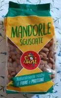 Mängden socker i Mandorle sgusciate