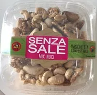 Mängden socker i Mix noci senza sale