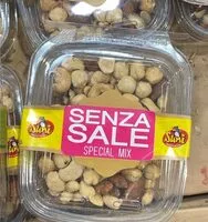 Mängden socker i Senza sale special mix