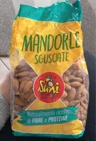 Mängden socker i Mandorle sgusciate