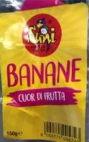 Mängden socker i Banane cuor di frutta