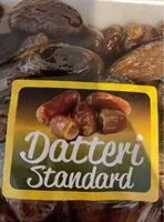 Mängden socker i Datteri standard