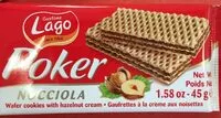 Mängden socker i Wafer Display Poker Hazelnut 20 X