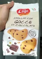 Mängden socker i Frollini con gocce di cioccolato