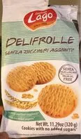 Mängden socker i Delifrolle Senza Zuccheri Aggiuventi