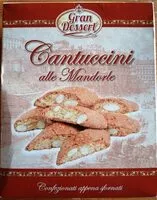 Mängden socker i Cantuccini alle mandorle