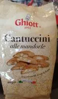 Mängden socker i Cantuccini alle mandorle