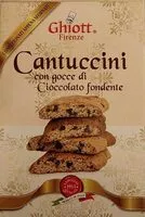 Mängden socker i Cantuccini con gocce di cioccolato fondente