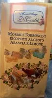 Mängden socker i MORBIDI TORRONCINI RICOPERTI AL GUSTO ARANCIA E LIMONE