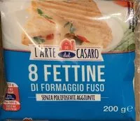 Mängden socker i 8 Fettine di formaggio fuso