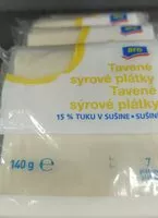 Mängden socker i Tavené sýrové plátky
