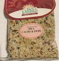 Mängden socker i Preparato per cacio e pepe