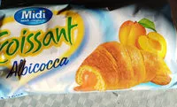 Mängden socker i Midi Croissant Albicocca