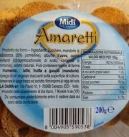 Mängden socker i Amaretti