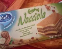 Mängden socker i Farci Nocciola