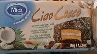 Mängden socker i ciao cocco