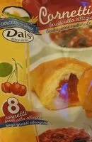 Mängden socker i Cornetti farciti alla ciliegia