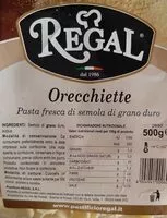 Mängden socker i Orecchiette