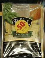 Mängden socker i Raviolini ricotta e spinaci