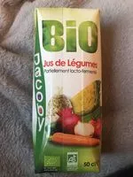 Mängden socker i Jus de légumes partiellement lacto-fermenté