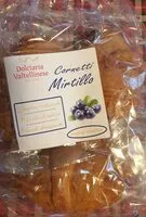 Mängden socker i Cornetti Mirtillo