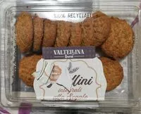 Mängden socker i Frollini integrali alla segale