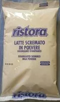 Mängden socker i Latte Scremato in Polvere. Granulare Istantaneo