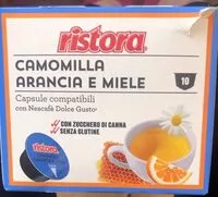 Mängden socker i Camomilla arancia e miele