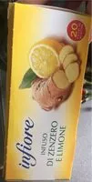Mängden socker i Infuso di zenzero e limone