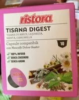 Mängden socker i Tisana digest