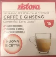 Mängden socker i Caffè e ginseng