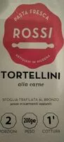 Mängden socker i Tortellini alla carne -Rossi-