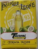 Mängden socker i Pastilles Leone Cedrata Tassoni