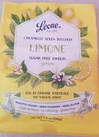 Mängden socker i Caramelle senza zucchero limone