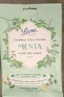 Mängden socker i Caramelle alla menta senza zicchero