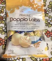 Mängden socker i Praline doppio latte