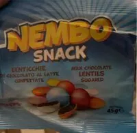 Mängden socker i Nembo snack