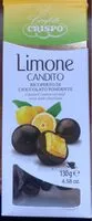 Mängden socker i Limone candito ricoperto di cioccolato fondente