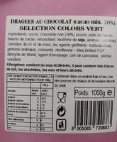 Mängden socker i Dragées