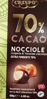 Mängden socker i Cioccolato 70% cacao nocciole