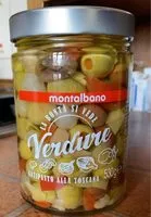 Mängden socker i Verdure - antipasto alla toscana