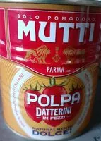 Mängden socker i Polpa datterini